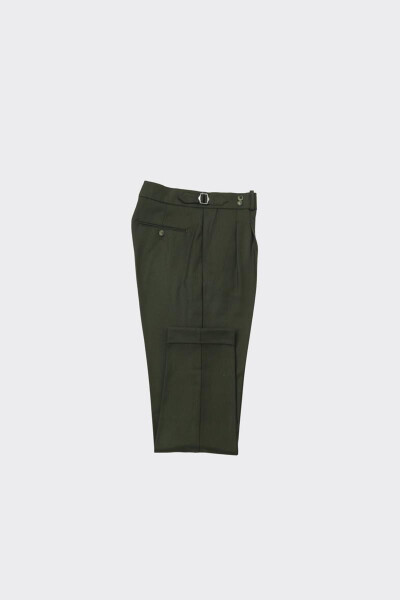 Modern Double Pleated Men's Trousers - 11