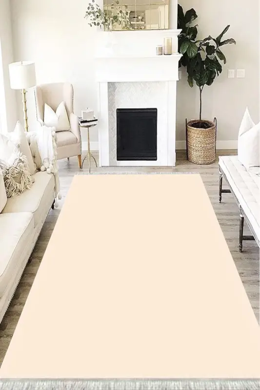 Modern Eco Punto Non-Slip Washable Antibacterial Digital Print Modern Carpet Rug-CREAM - MOTTO HALI