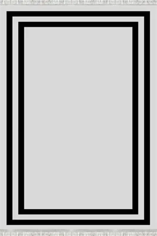 Modern Eco Punto Non-Slip Washable Antibacterial Digital Print Modern Carpet Runner-GRAY2 - 3