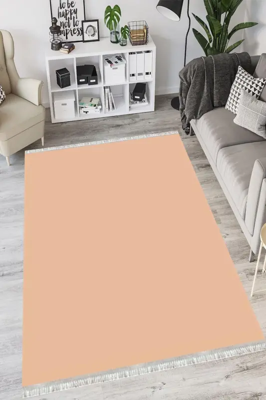 Modern Eco Punto Non-Slip Washable Antibacterial Digital Printing Modern Carpet Runner-POWDER - 2
