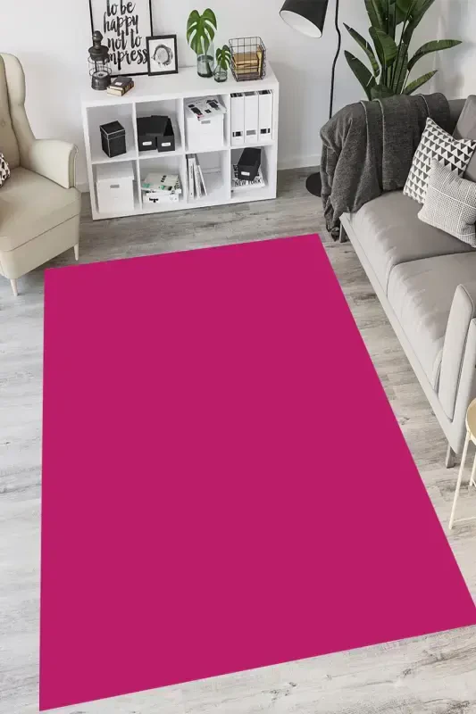 Modern Eco Punto Non-Slip Washable Antibacterial Digital Printing Modern Carpet Runner-PURPLE - 2