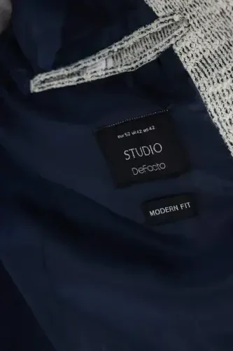 Modern Fit Half-Lined Blazer Jacket C6000AX24SP - 6