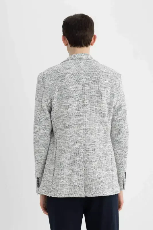 Modern Fit Half-Lined Blazer Jacket C6000AX24SP - 7