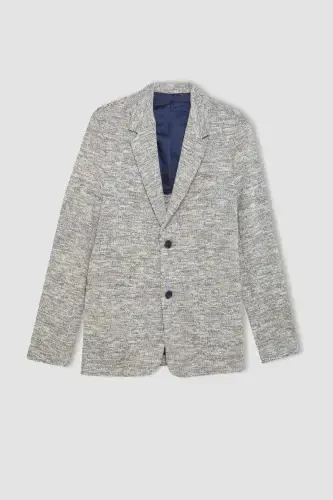 Modern Fit Half-Lined Blazer Jacket C6000AX24SP - 8