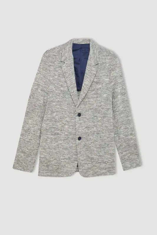 Modern Fit Half-Lined Blazer Jacket C6000AX24SP - 8