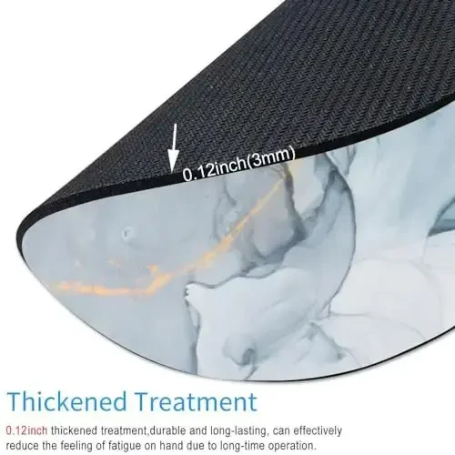 Modern Marbling Round Mouse pad Customized Mousepad Non-Slip Rubber Base Mouse Pads for Computers Laptop Office Desk Accessories Mouse pad - 3