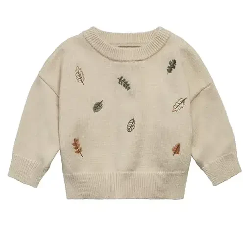 Modern Moments by Gerber Baby Embroidered Sweater Knit Top - Modern