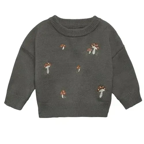 Modern Moments by Gerber Baby Embroidered Sweater Knit Top - MODERN