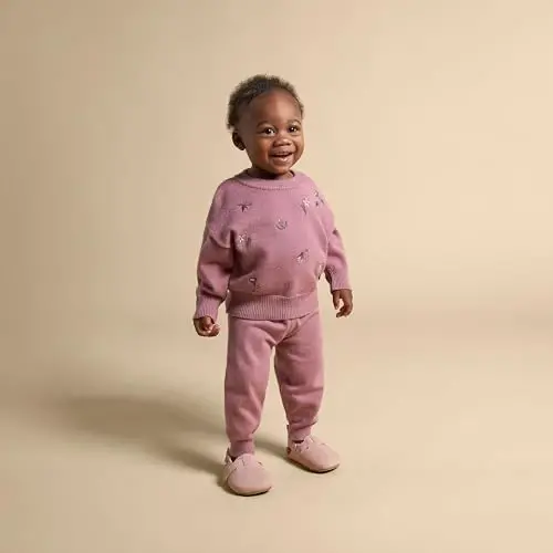 Modern Moments by Gerber Baby Girls Embroidered Sweater Knit Top - MODERN MOMENTS BY GERBER (1)