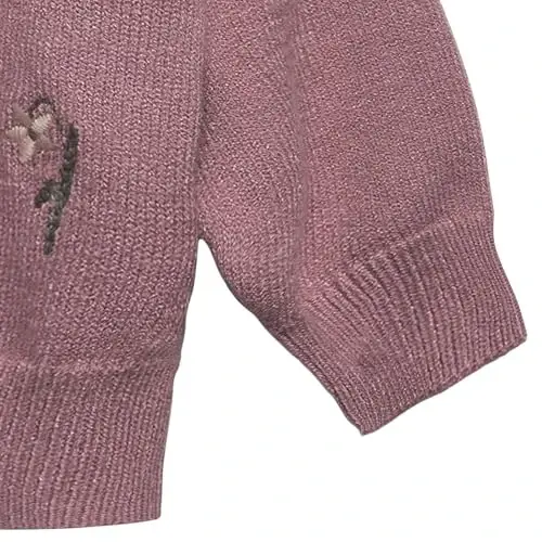 Modern Moments by Gerber Baby Girls Embroidered Sweater Knit Top - 5