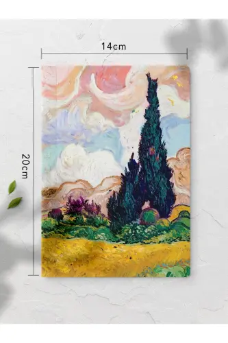 Modern Sanat Temalı Defter Seti - 4 Adet - 14cm*20cm - 64 Sayfa - Çizgisiz-Sanat - 5