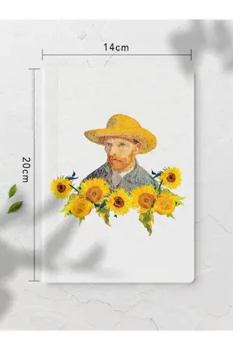 Modern Sanat Temalı Defter Seti - 4 Adet - 14cm*20cm - 64 Sayfa - Çizgisiz-Sanat - 3