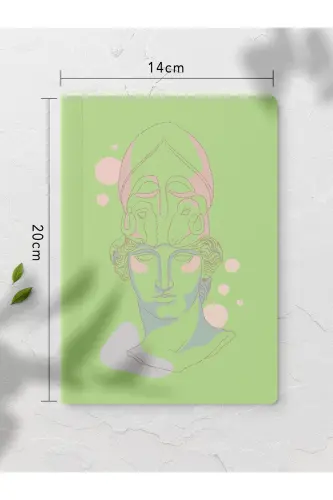 Modern Sanat Temalı Defter Seti - 4 Adet - 14cm*20cm - 64 Sayfa - Çizgisiz-Sanat - 3