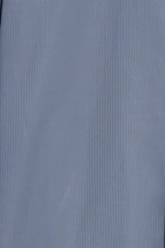 Modern Slim Fit Uzun Kollu Pamuklu Kolay Ütü Armürlü Gri Erkek Gömlek - Gri - 4