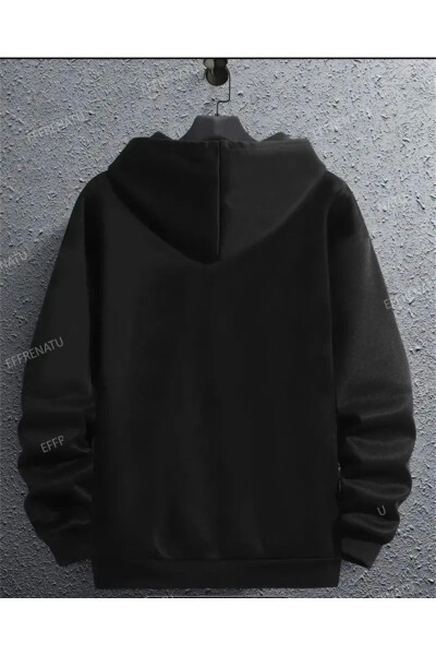 hila moda Modern tasarımlı büyük beden hırka-Siyah3 - EFFRENATU (1)