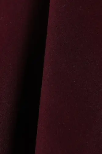 Modern Tasarım Erkek Klasik Kaban - %80 Yün %20 Polyester-kav7000w - Bordo - 8