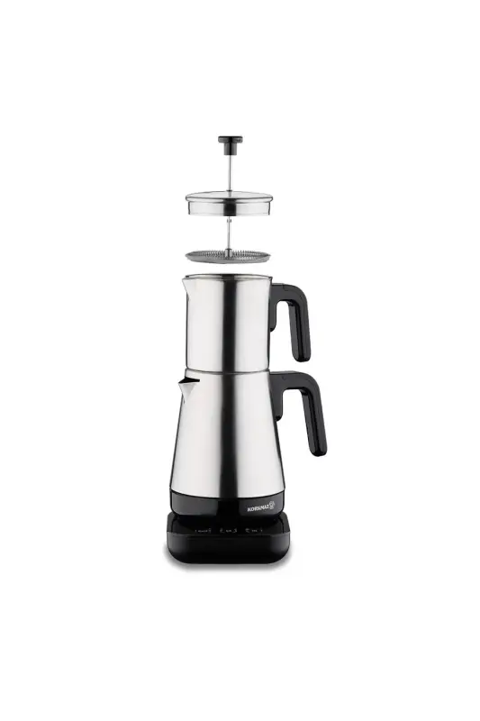Moderna Electric Kettle Black Satin - KORKMAZ