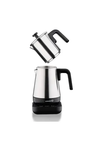 Moderna Electric Kettle Black Satin - KORKMAZ (1)