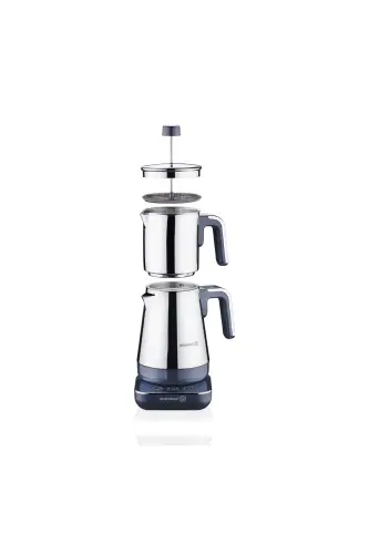 Moderna Electric Kettle GreyChrome - KORKMAZ (1)