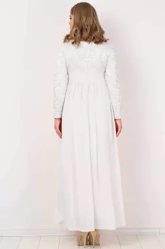 Modest Chiffon Lycra Maxi Dress KL4009T - 2