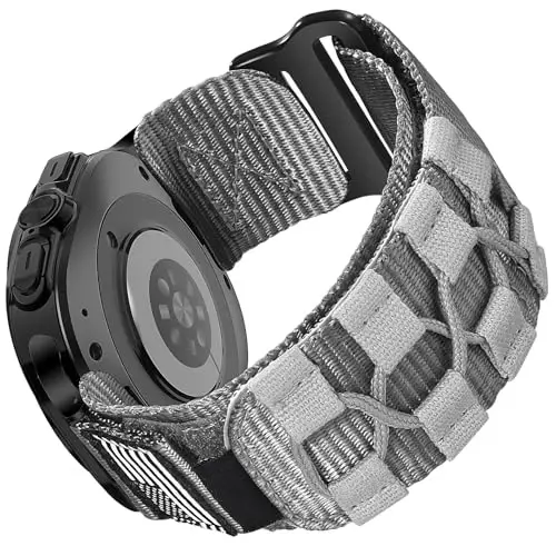 MOFREE Samsung Galaxy Watch Ultra 47mm (2025/2024) ile Uyumlu Kordon, Sağlam Naylon Örgü Döngü Spor Ayarlanabilir Kayış Değiştirme Erkekler için Samsung Galaxy Watch Ultra Kordonları 