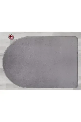 Моющийся коврик для намаза, мягкий, пушистый, плюшевый, не натирает колени, светло-серый - 3