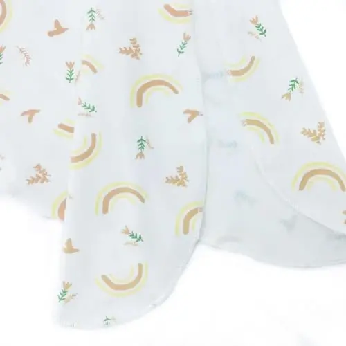 Mo''jizaviy chaqaloq tug'ilgan tugunli tunlik uzun yengli mos keladigan shapka to'plami 3 dona, O'g'il bolalar va qizlar uchun qo'lqopli unisex chaqaloq uyqu ko'ylaklari 3-6 oylik to'plami - 6