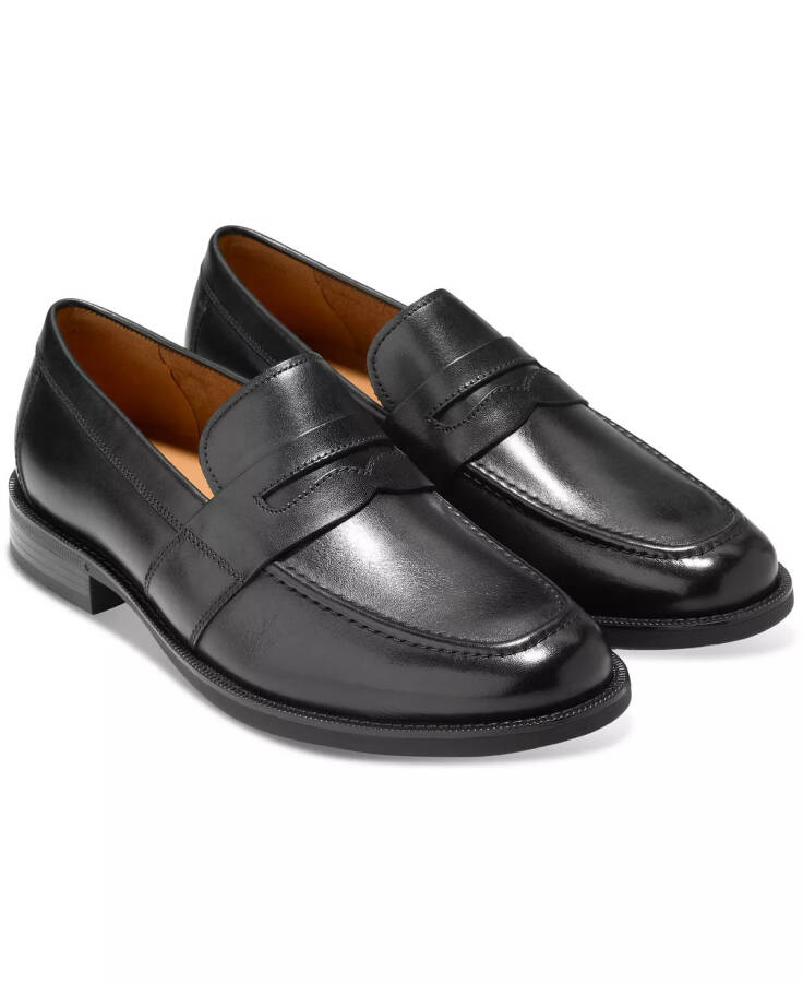 Мокасины мужские Bedford Penny Loafer Черные - 7