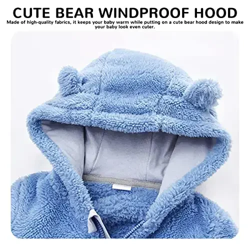 Mokitoni Baby Boy Girl Qor kostyumi Qishki iliq kiyimlar Palto Chaqaloq Kombinezon Toddler Kiyim - 3