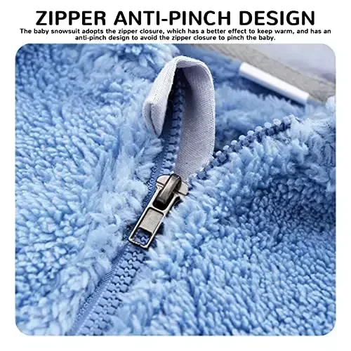 Mokitoni Baby Boy Girl Qor kostyumi Qishki iliq kiyimlar Palto Chaqaloq Kombinezon Toddler Kiyim - 4