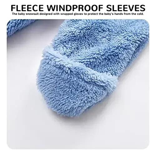 Mokitoni Baby Boy Girl Qor kostyumi Qishki iliq kiyimlar Palto Chaqaloq Kombinezon Toddler Kiyim - 5