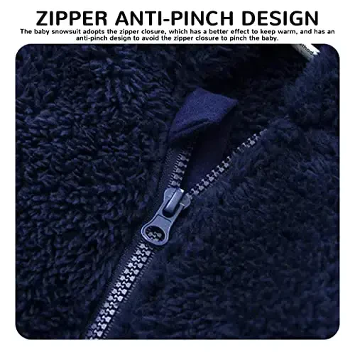 Mokitoni Baby Boy Girl Qor kostyumi Qishki iliq kiyimlar Palto Chaqaloq Kombinezon Toddler Kiyim - 4