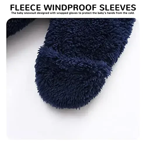 Mokitoni Baby Boy Girl Qor kostyumi Qishki iliq kiyimlar Palto Chaqaloq Kombinezon Toddler Kiyim - 5