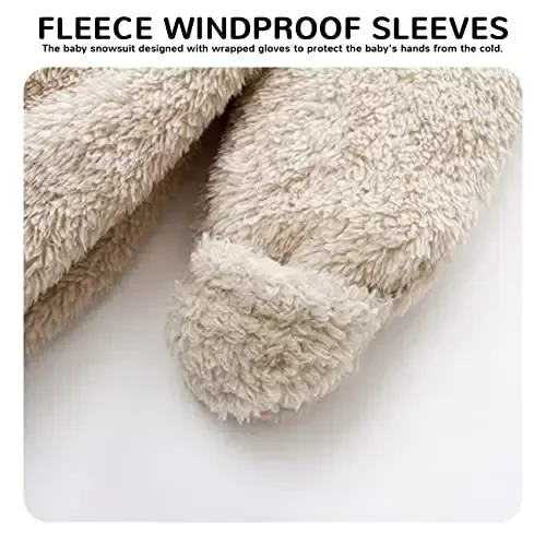 Mokitoni Baby Boy Girl Qor kostyumi Qishki iliq kiyimlar Palto Chaqaloq kombinezoni Toddler Kiyim - 5