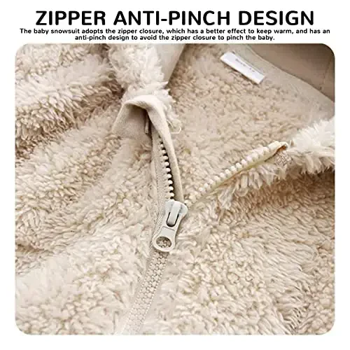 Mokitoni Baby Boy Girl Qor kostyumi Qishki issiq kiyimlar Palto Go'dak kombinezoni Toddler Kiyim - 4