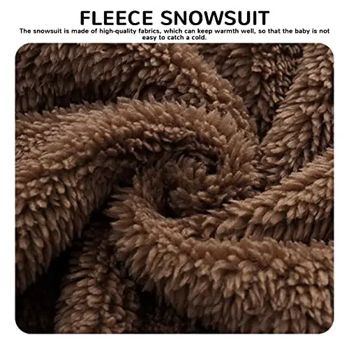 Mokitoni Baby Boy Girl Snowsuit Winter Warm Clothes Coat Infant Jumpsuit Toddler Outfit - 6