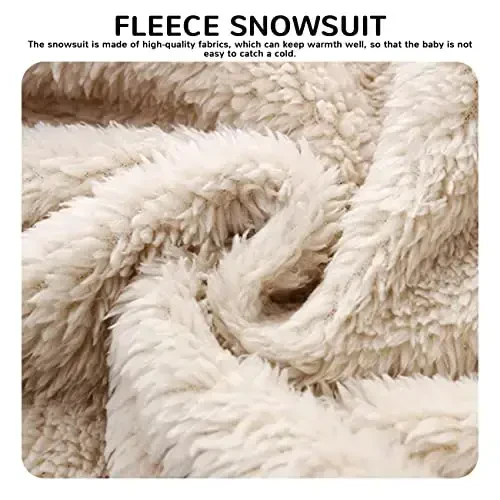 Mokitoni Baby Boy Girl Snowsuit Winter Warm Clothes Coat Infant Jumpsuit Toddler Outfit - 6