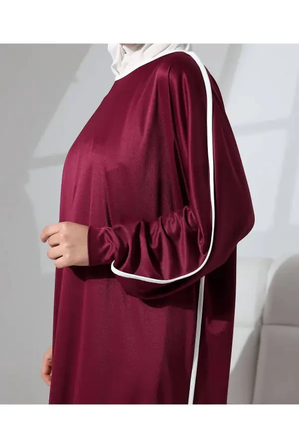 Молитвенное платье с манжетами и окантовкой - 2