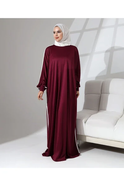 Молитвенное платье с манжетами и окантовкой - 4