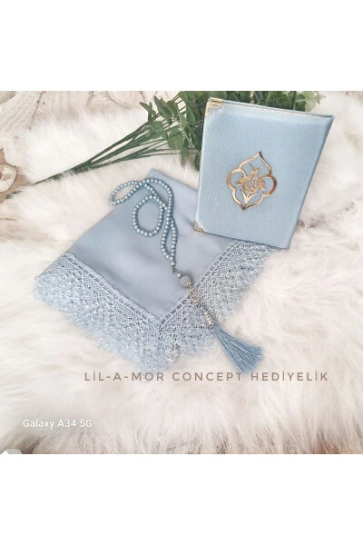 Молитвенный платок, головной платок, подарок для умры и хаджа, мевлид - LILAMOR CONCEPT HEDIYELIK