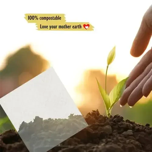 MoLKENE Shved oshxona sochiqlari | 10 dona absorbentli tsellyuloza gubka matolari Yuviladigan | Chizilmaydigan qayta ishlatiladigan qog'oz sochiqlar Tez quriydigan tozalovchi latta - Oq - 6