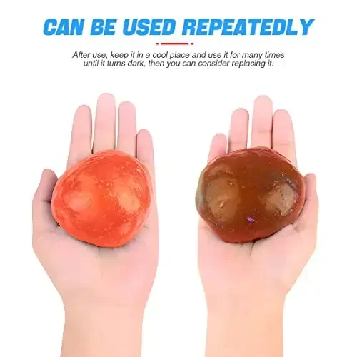 Moly Magnolia Cleaning Gel avtomobil, avto detallari uchun balchiq, shpaklyovka tozalash changni olib tashlash, yumshoq yopishtiruvchi tozalash vositalari to'plami, avtomobil ichki qismlari havo teshiklari, klaviatura, kompyuter, noutbuklar uchun universal (apelsin) - MOLY (1)