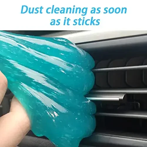 Moly Magnolia Cleaning Gel for Car, Universal Detailing Putty Gel Detail Tools Car Interior Cleaner, Removal Putty Keyboard Cleaner for Car Vents, PC, Laptops, Cameras (Blue) - 4