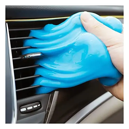 Moly Magnolia Cleaning Gel for Car, Universal Detailing Putty Gel Detail Tools Car Interior Cleaner, Removal Putty Keyboard Cleaner for Car Vents, PC, Laptops, Cameras (Blue) - 2