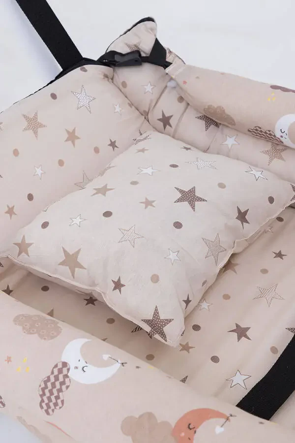 Mom Side Hammock Luxurious Cotton Fabric Wipe-Clean Hammock - 2