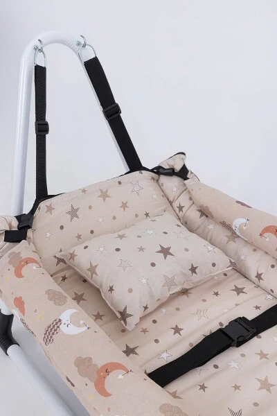 Mom Side Hammock Luxurious Cotton Fabric Wipe-Clean Hammock - 5