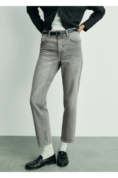 Mom2000 High Waist Mom Jean Pants - 1