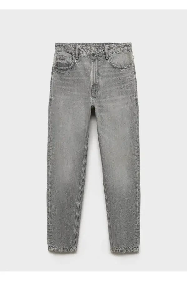 Mom2000 High Waist Mom Jean Pants - 3