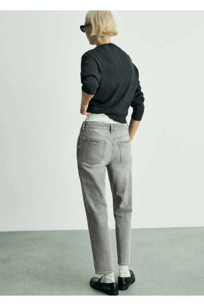 Mom2000 High Waist Mom Jean Pants - 4