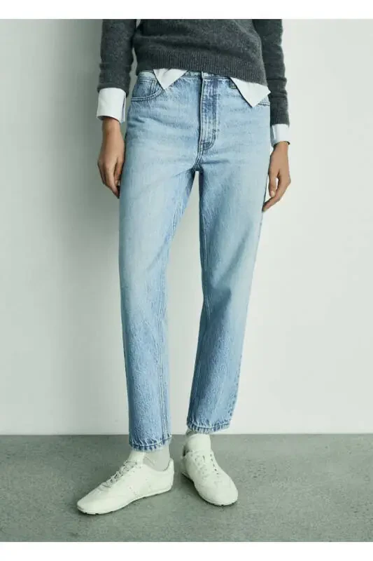 Mom2000 High Waisted Mom Jean Pants - 2